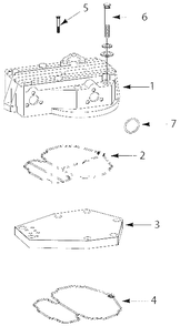 Valve-Plate Parts Diagram and Parts List for TF067301  Campbell Hausfeld Compressor